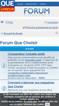Mobile Screenshot of forum.quechoisir.org